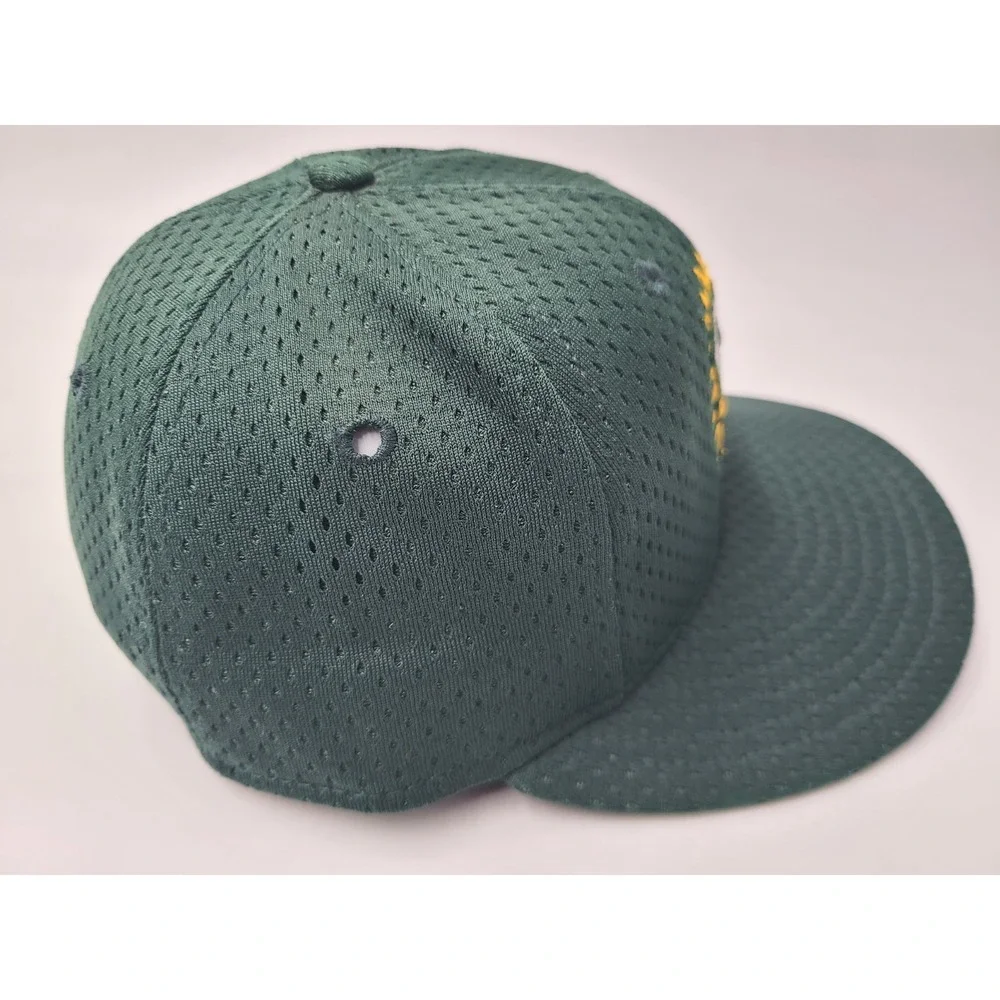 Vintage Oakland Athletics A's Stomper Bats New Era 59Fifty Fitted 6 5/8 Hat Cap‎